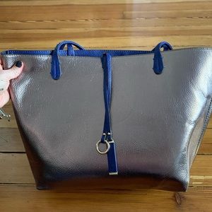 VEGAN! Humble Chic NY Reversible Leather Tote Bag!